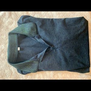 Mens Lululemon polo XXL blue/green